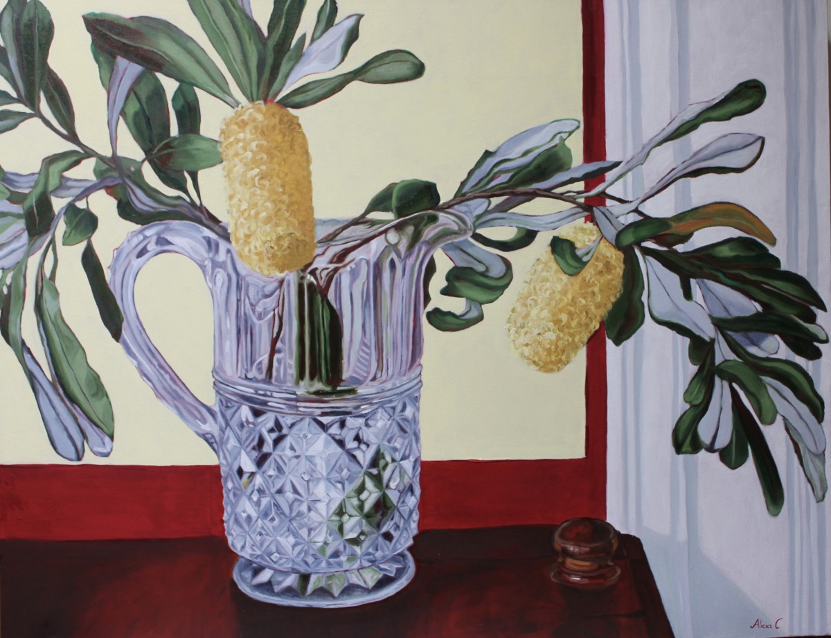 St Kilda Banksias in Crystal by Alicia Cornwell 