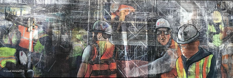 Constructing Life 1 by Lisa Cirenza 