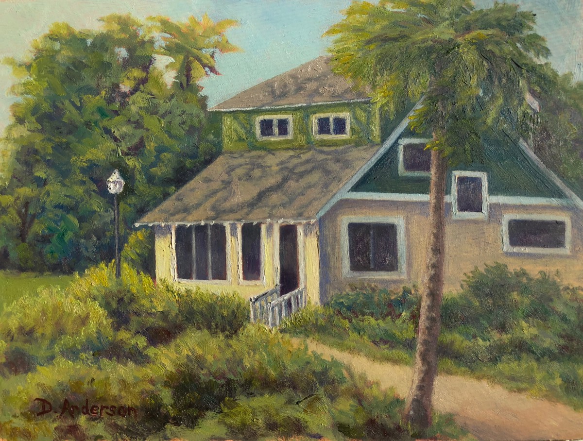 Old Florida Cottage by Dianna Anderson 