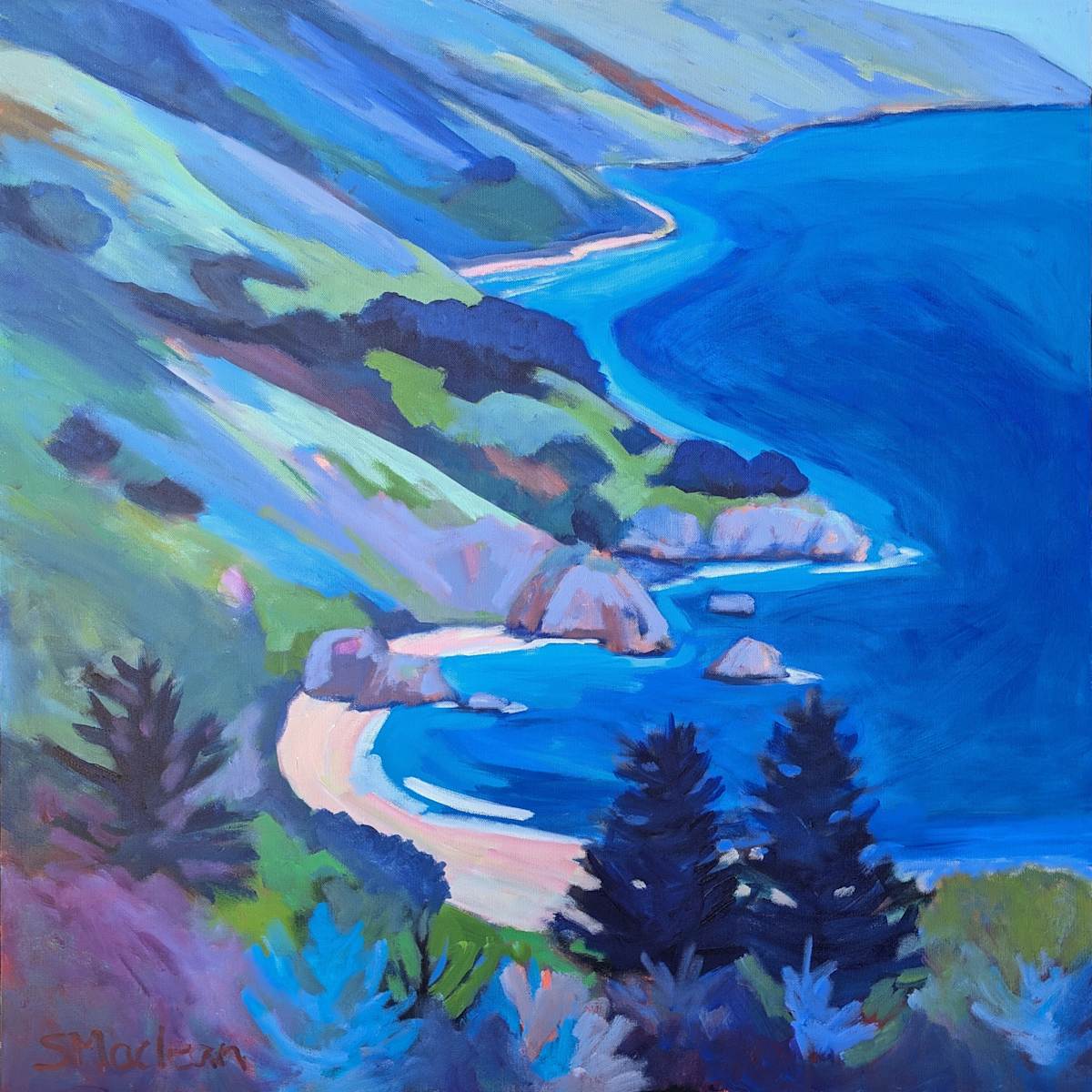 Big Sur Overlook by Stephanie Maclean, Image 3.