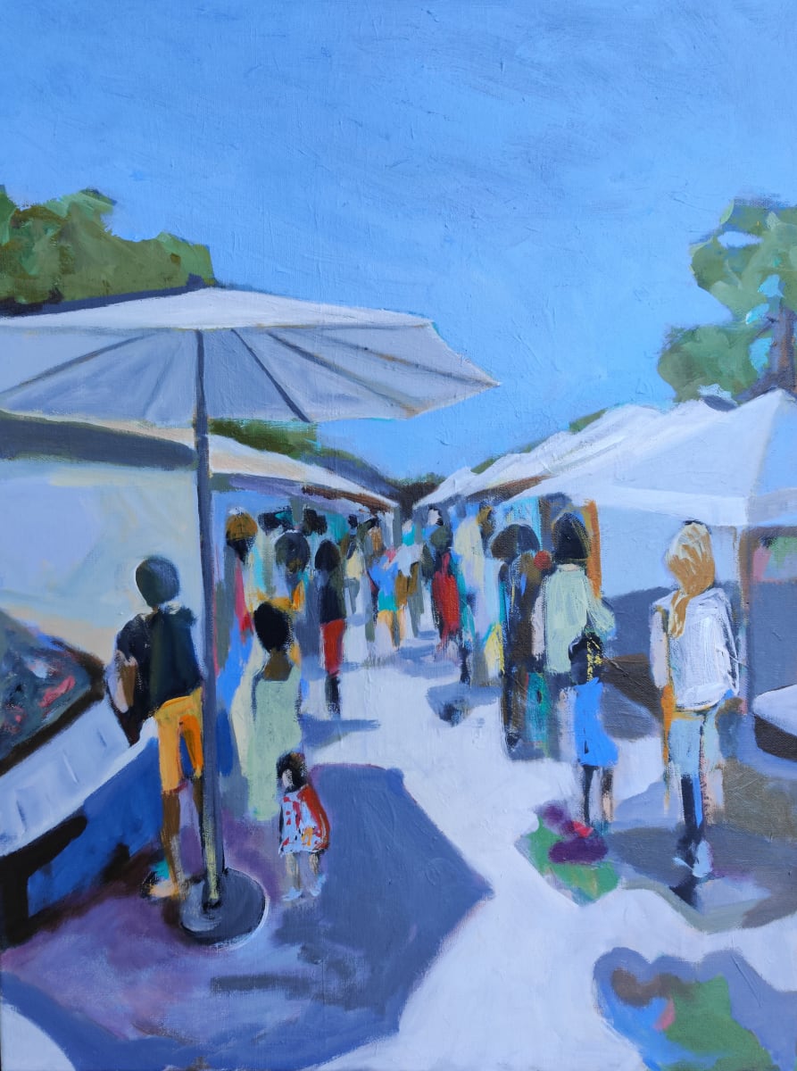 Morning at the Market by Stephanie Maclean 