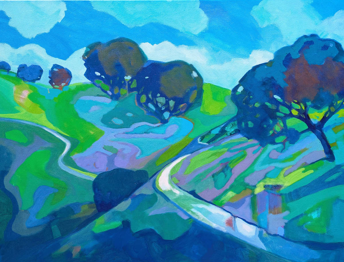 Spring Oak Shadows by Stephanie Maclean, Image 1.