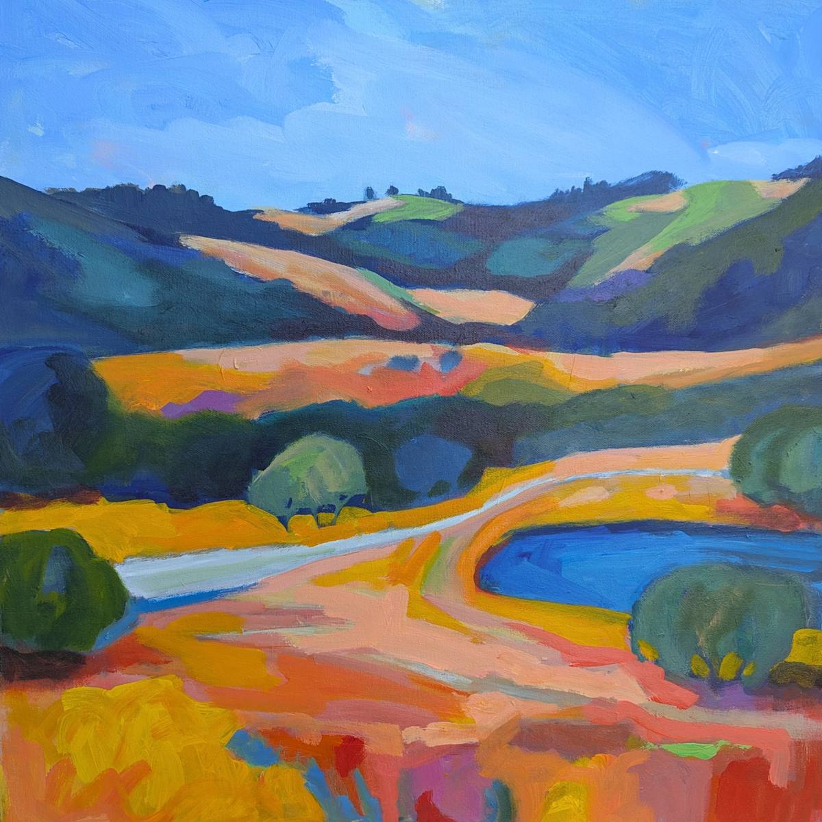 Pearson Pond View by Stephanie Maclean 
