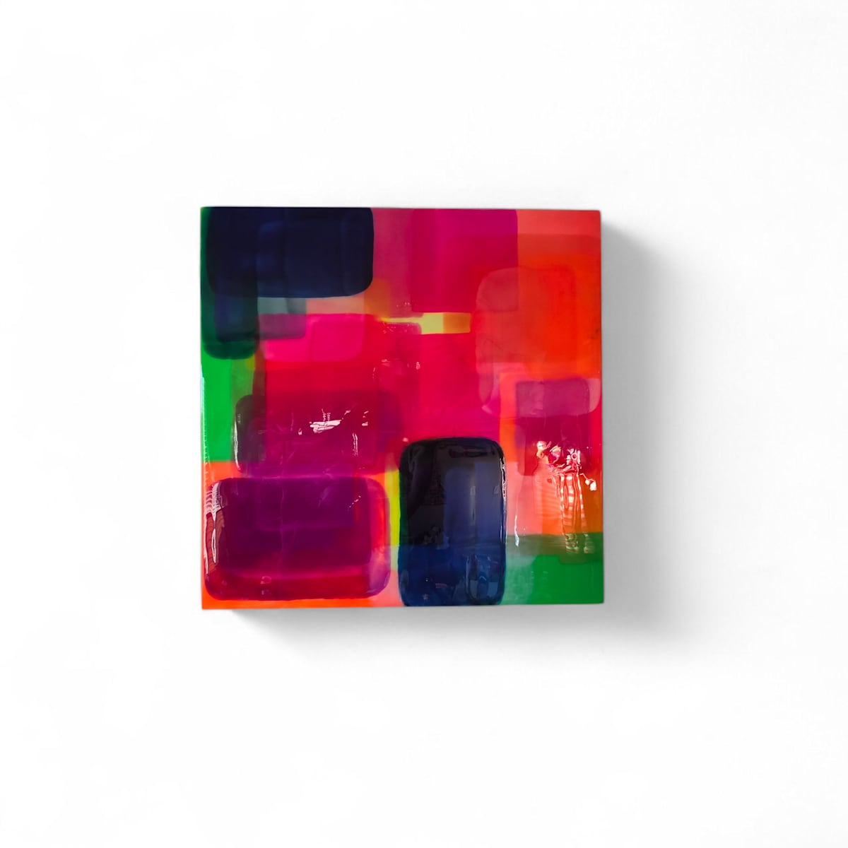 Bright, Bold, Rich Colorful Layered Resin Art by Tana Hensley, Image 1.