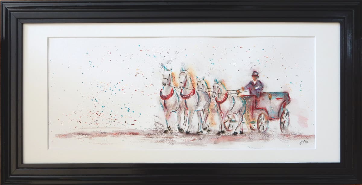 A Ride from the Past by Silvia Busetto  Image: A Ride from the Past framed