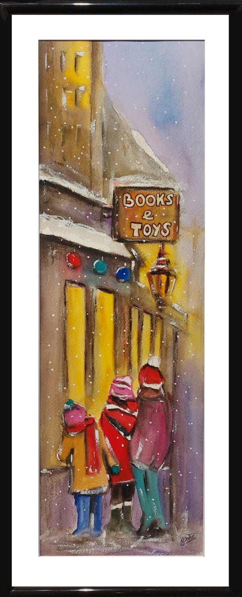 Books and Toys by Silvia Busetto  Image: Books and Toys framed