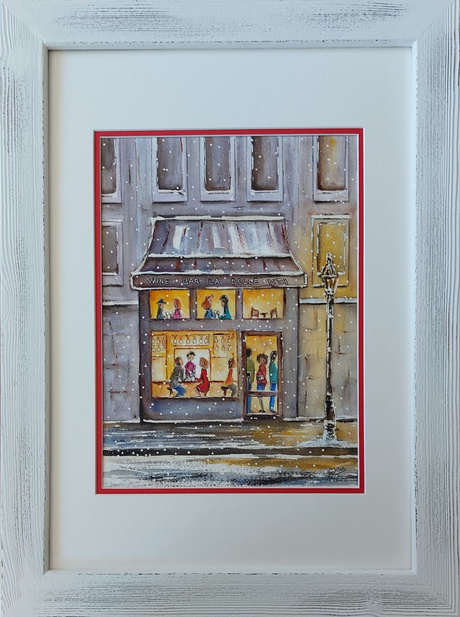 Winter WineBar  Image: Winter WineBar framed