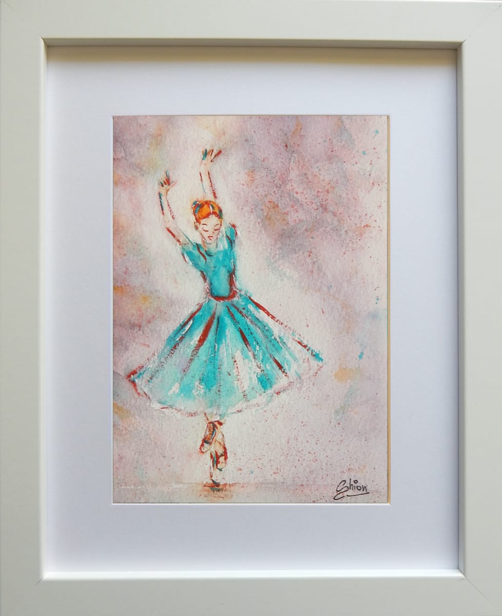 Baby Ballerina 8 by Silvia Busetto  Image: Baby Ballerina 8 framed