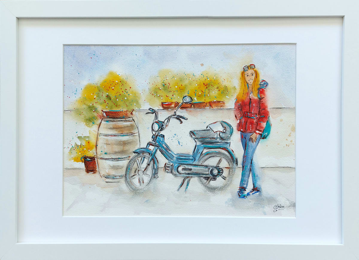Bella Ciao - Nice Ciao! by Silvia Busetto  Image: Bella Ciao  - Nice Ciao! Framed.