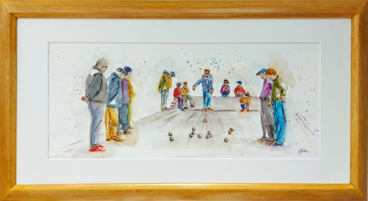 Bocce Grand Final by Silvia Busetto  Image: Bocce Grand Final. Framed.