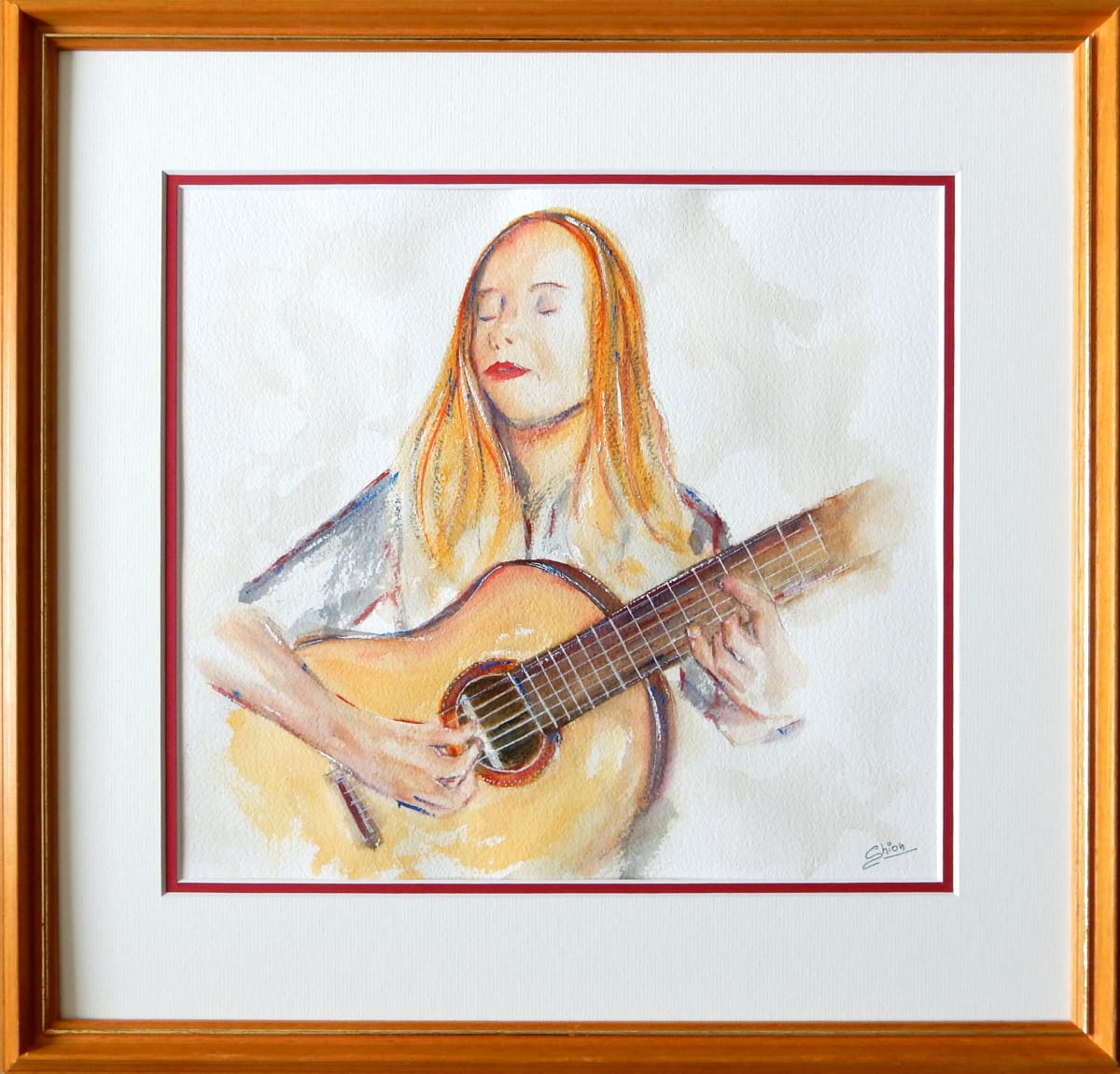Let Yourself Go by Silvia Busetto  Image: Let Yourself Go framed