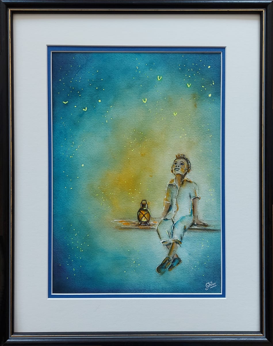 Le lucciole  Image: Le lucciole framed