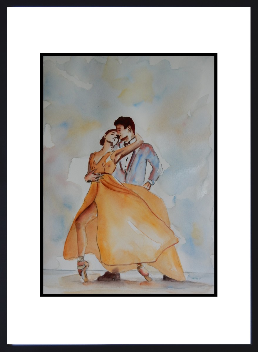 Love, Light, Dance, Devotion by Silvia Busetto  Image: Love, Light, Dance, Devotion. Framed.