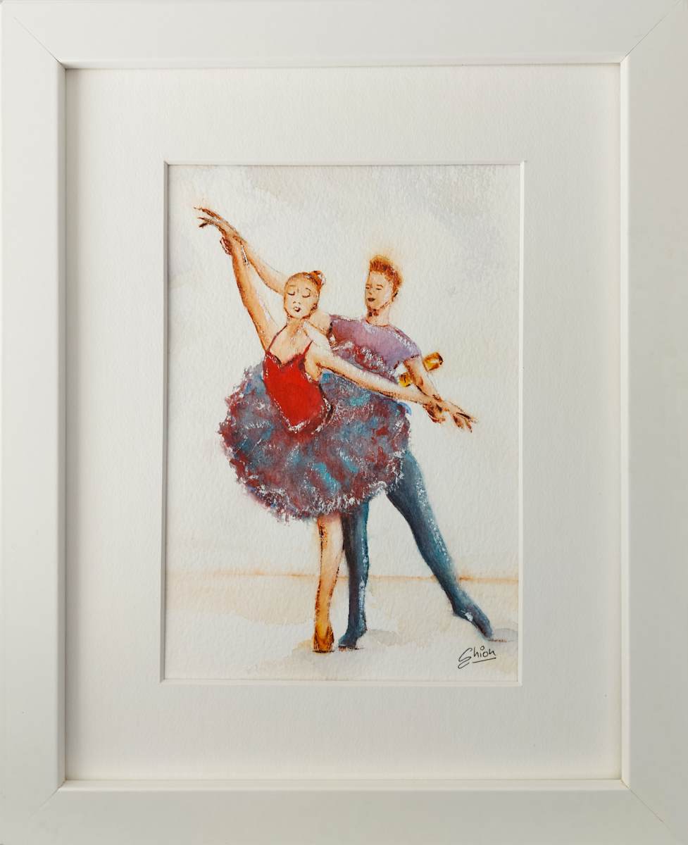 Pas de Deux by Silvia Busetto  Image: Pas de Deux - Framed