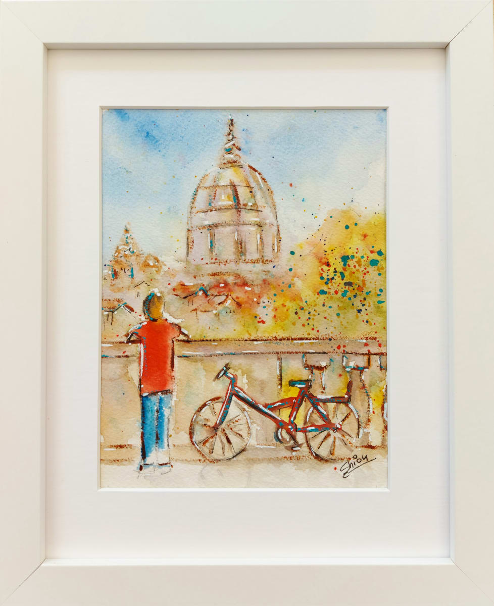 Carefree Afternoon - Pomeriggio Spensierato by Silvia Busetto  Image:  Carefree Afternoon - Pomeriggio Spensierato. Framed.