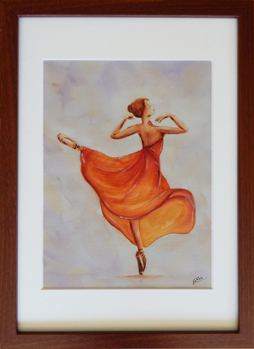 The Young Dancer by Silvia Busetto  Image: The Young Dancer framed