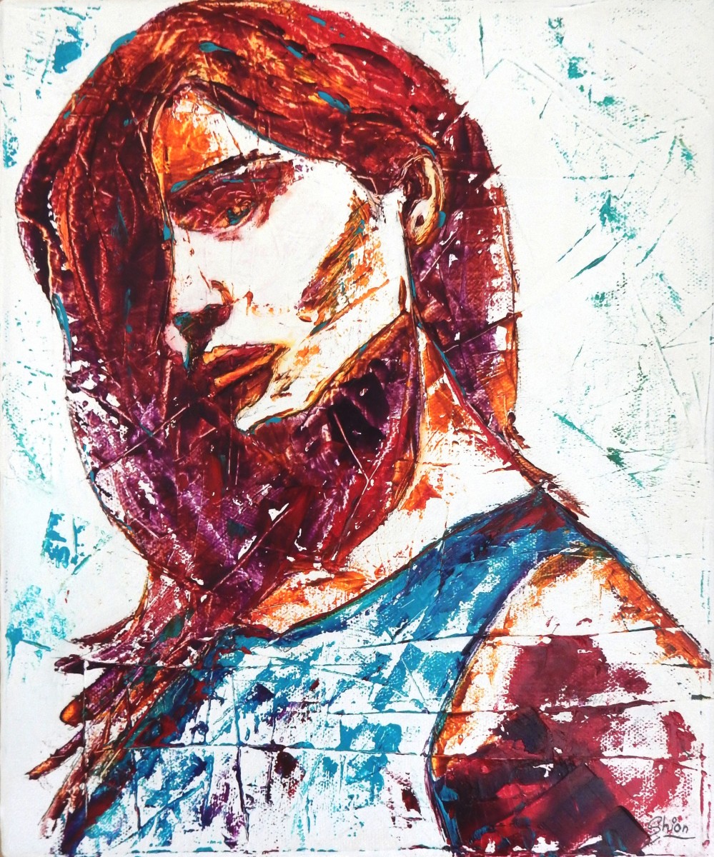 The Selfie by Silvia Busetto  Image: The Selfie on canvas