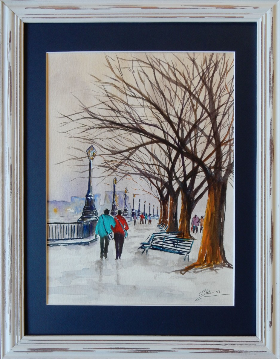 Winter walk by Silvia Busetto 