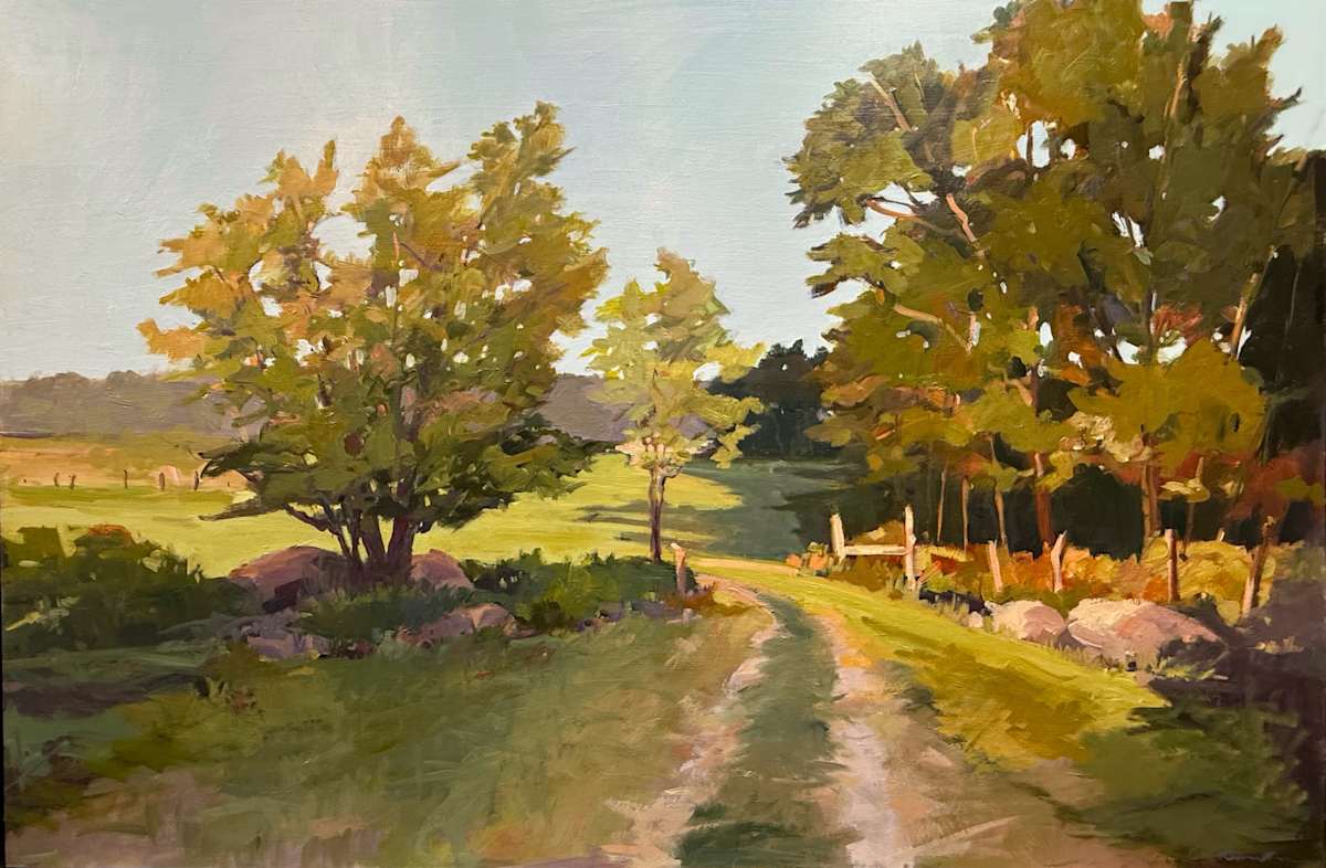 Field at Blackwater Pond by Anne Besse-Shepherd 