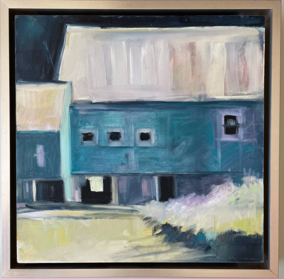 Blue Barn by Anne Besse-Shepherd 