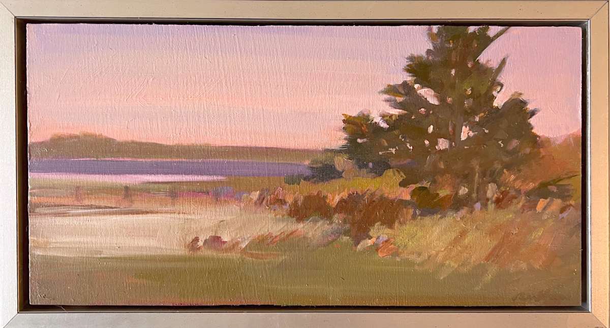Trapps Pond Evening by Anne Besse-Shepherd 