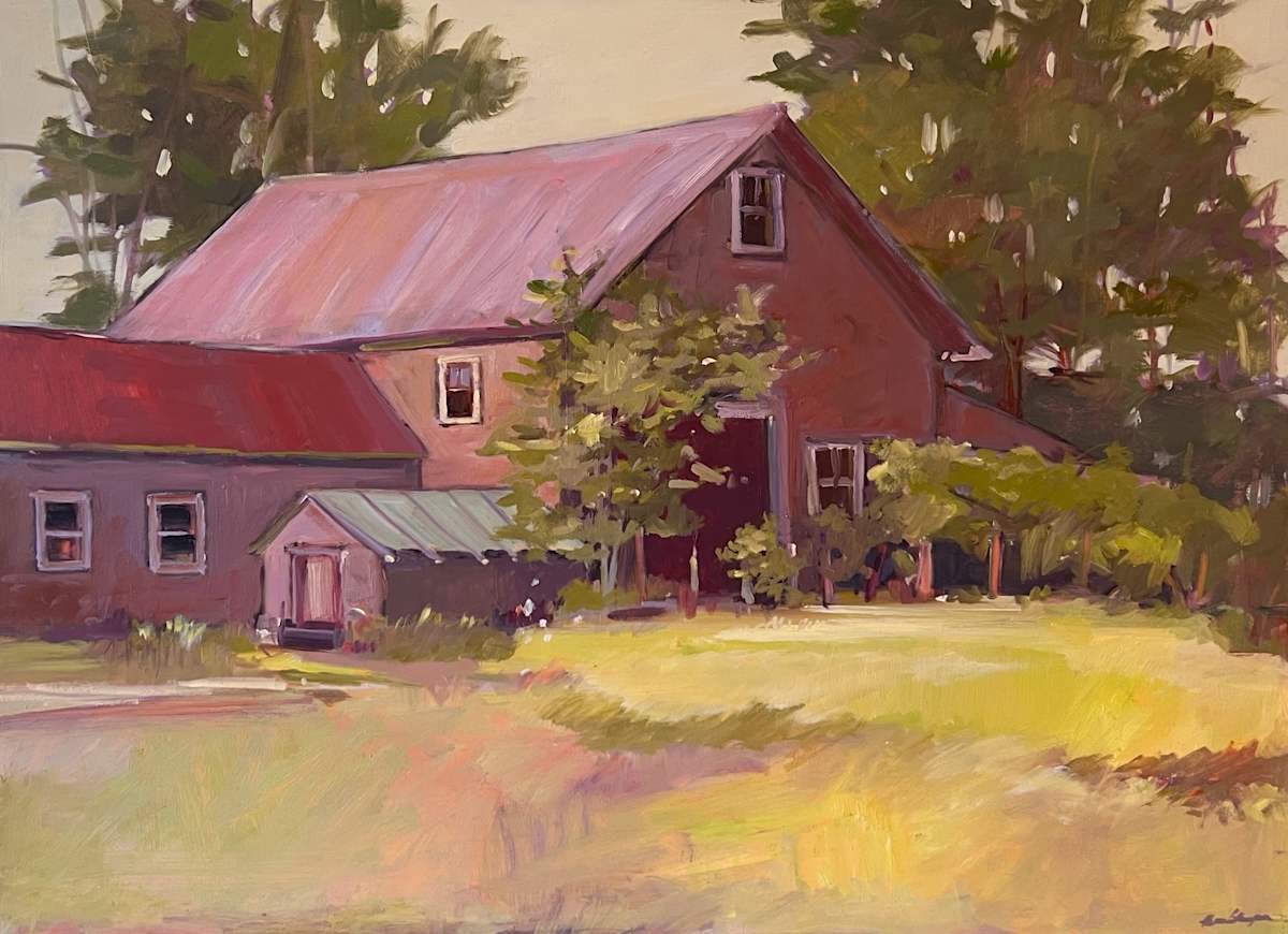 West Tisbury Barn by Anne Besse-Shepherd 