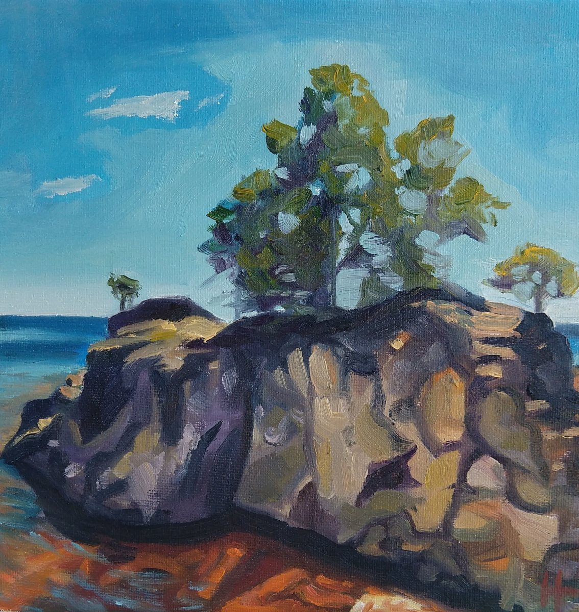 Rocks on Lake Superior by Heather Friedli, Image 1.