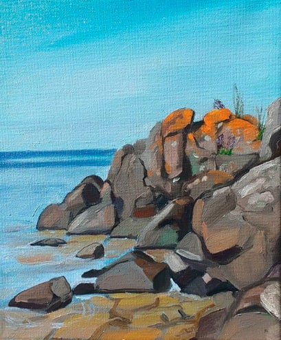 Superior Rocks by Heather Friedli 