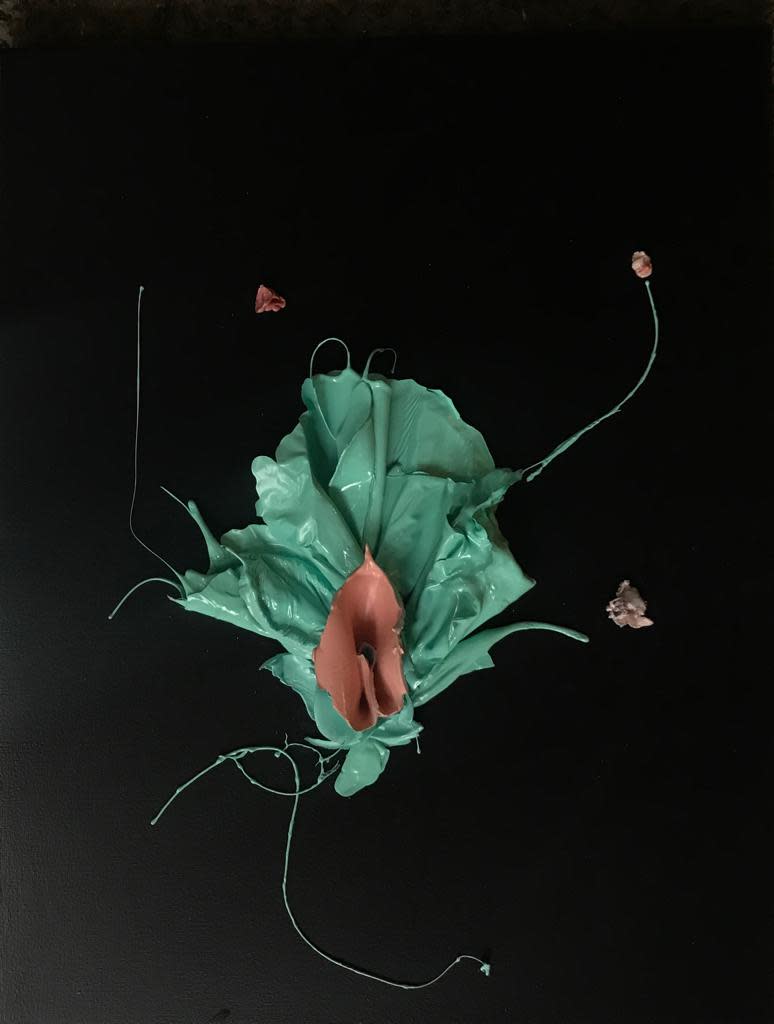 Ikebana vertical by Lorena Ventimiglia 