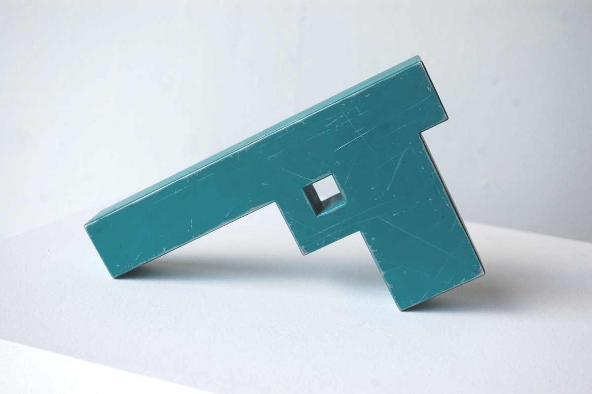 gun (bluegreen) by Mike Whiting 