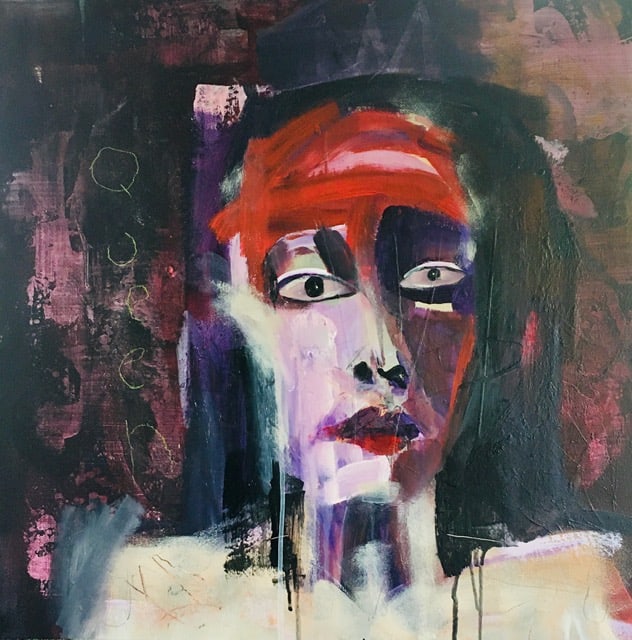 Woman With A Risque' Mouth by CATHY WILLIAMS ART 