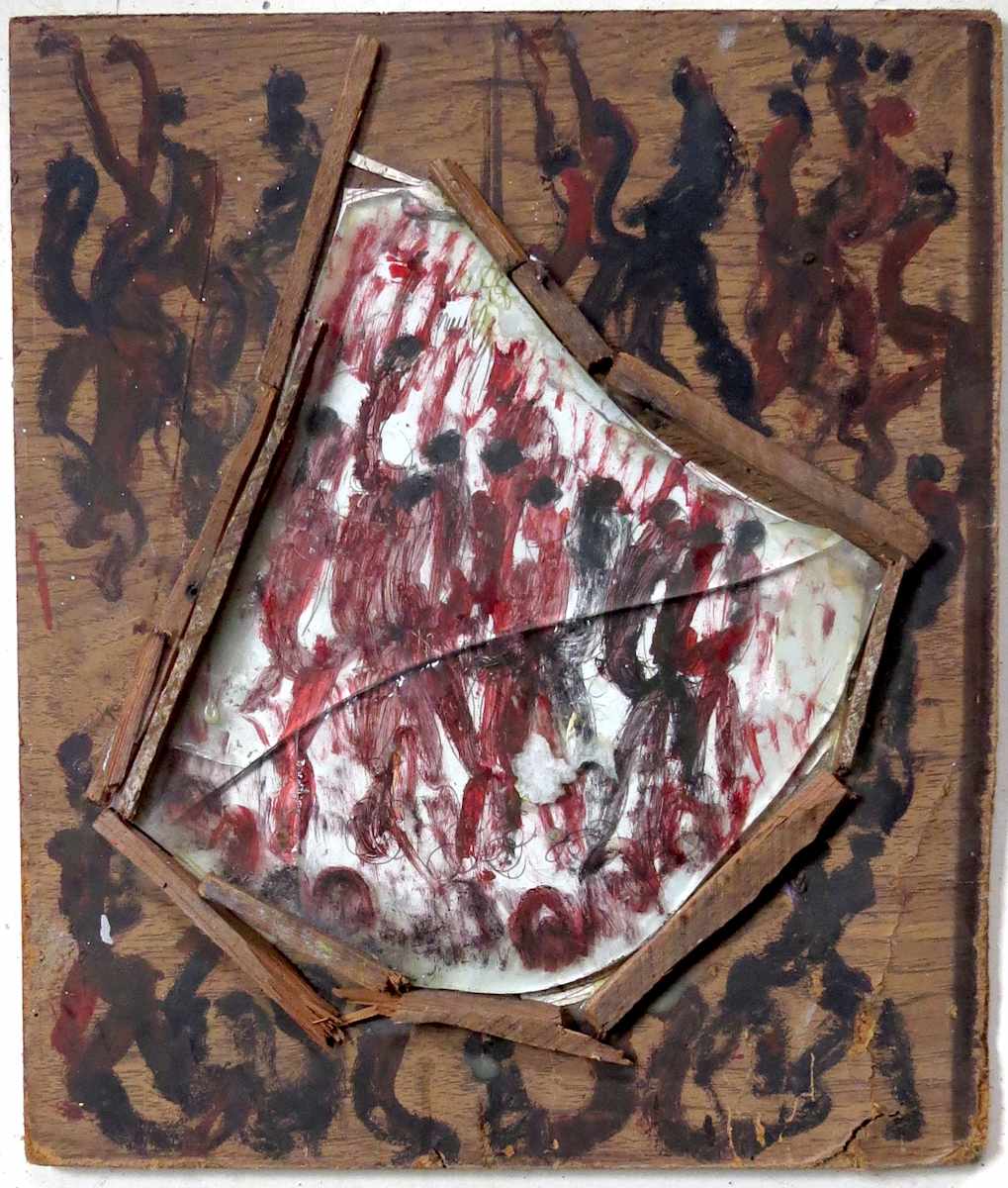 JFPY_112 (Double Sided) by Purvis Young, Image 2.