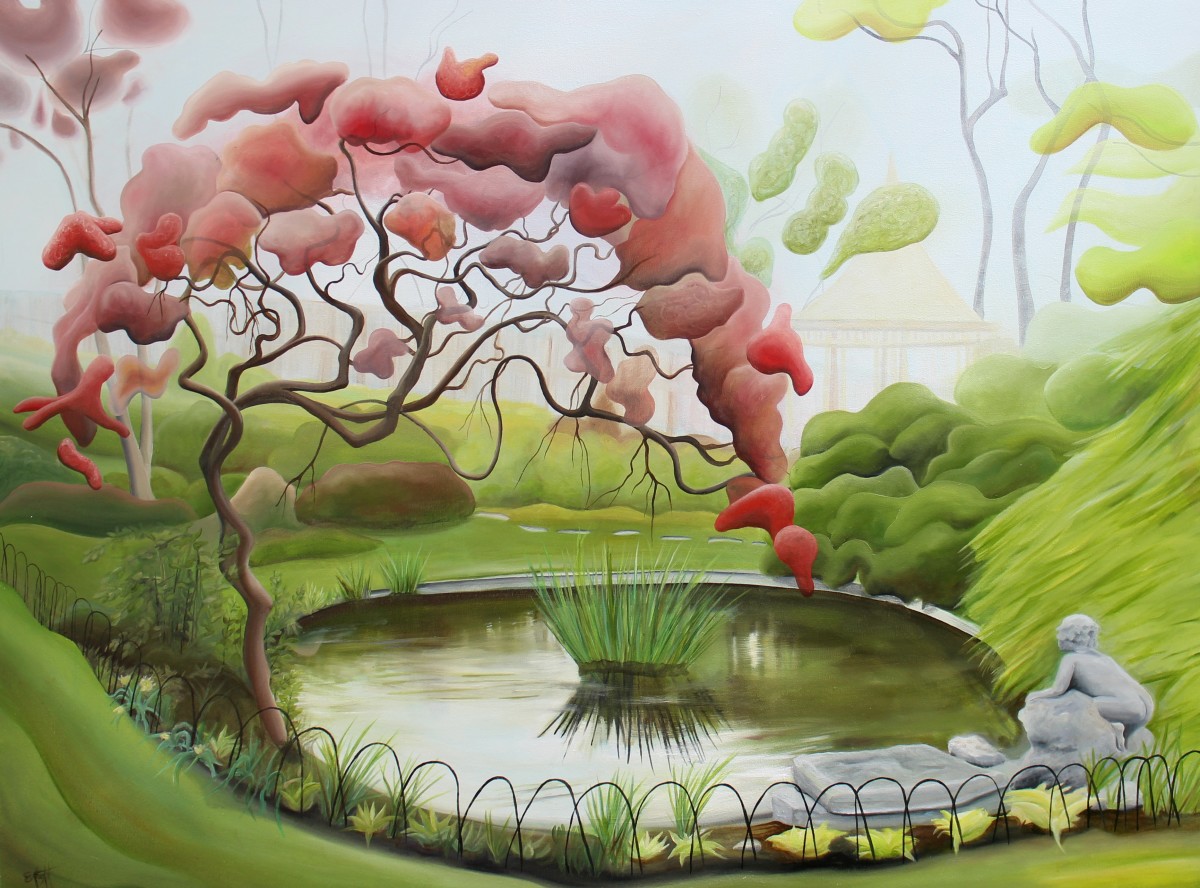 LaDew's Yellow Garden by Emma Knight 