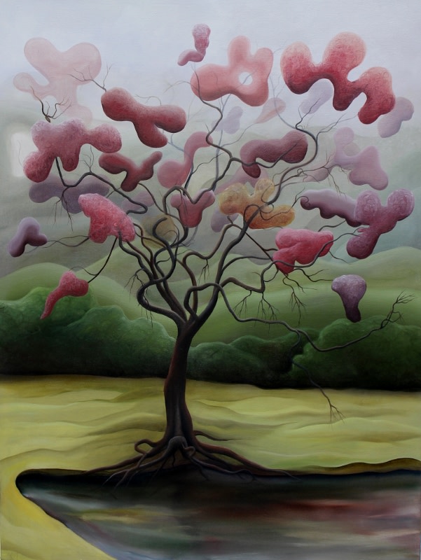 Left Plum Tongue Tree by Emma Knight 