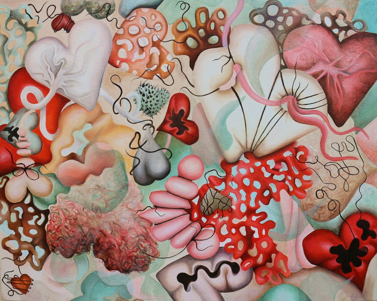 Deep Sea Heart Strings by Emma Knight 