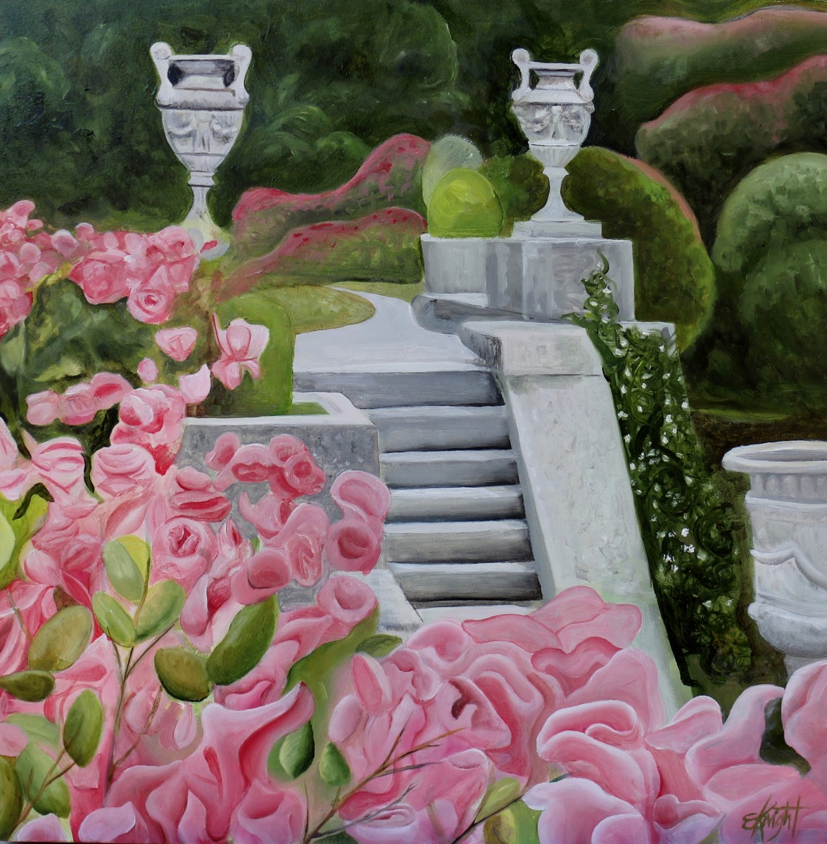 Maymont's Italian Garden Steps by Emma Knight 