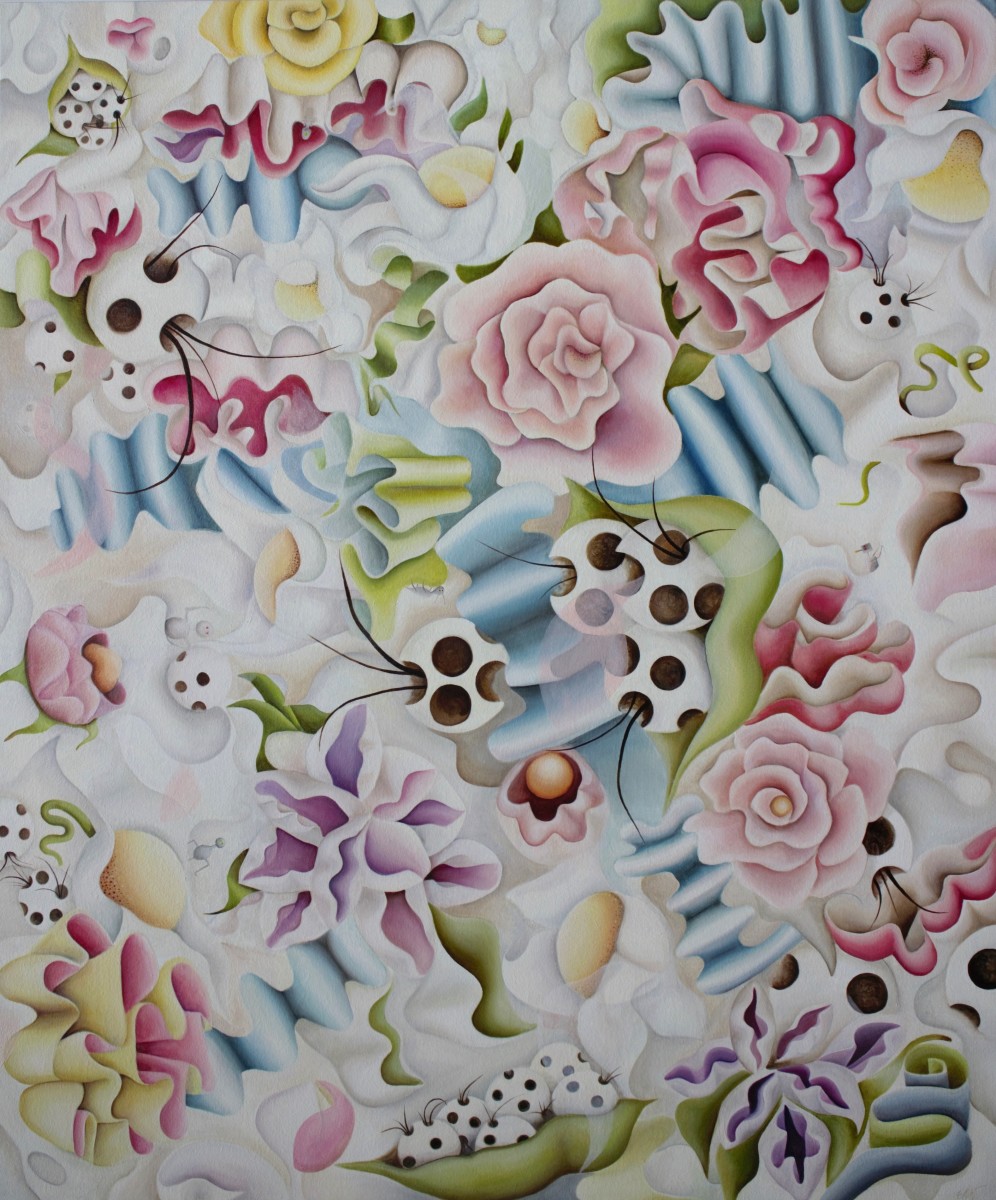 Proxima Centauri Chintz by Emma Knight 