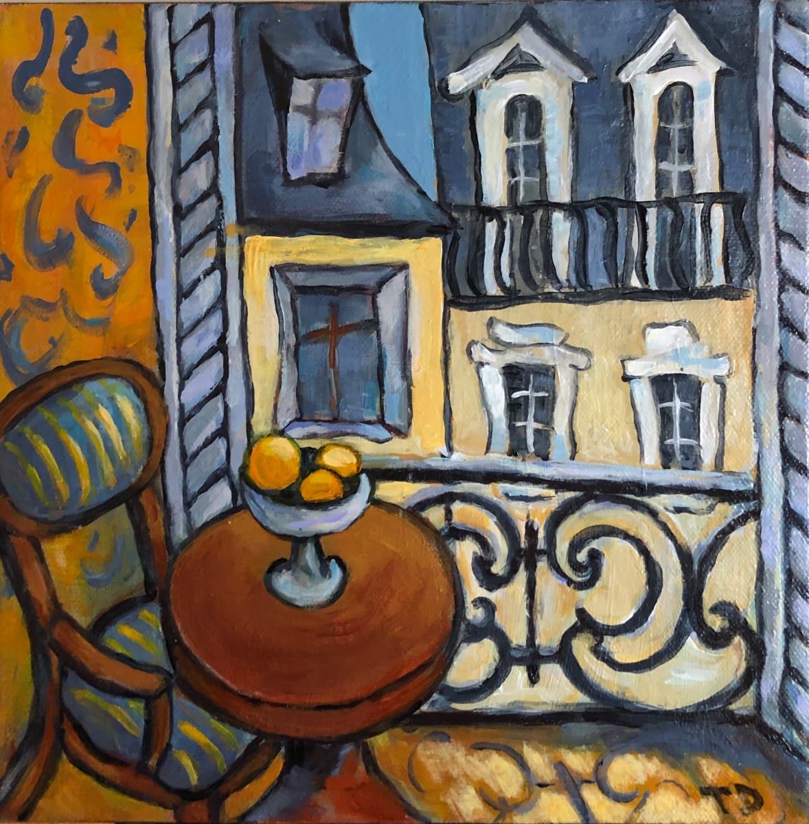 Window to Paris by Tatyana Dyakonova 