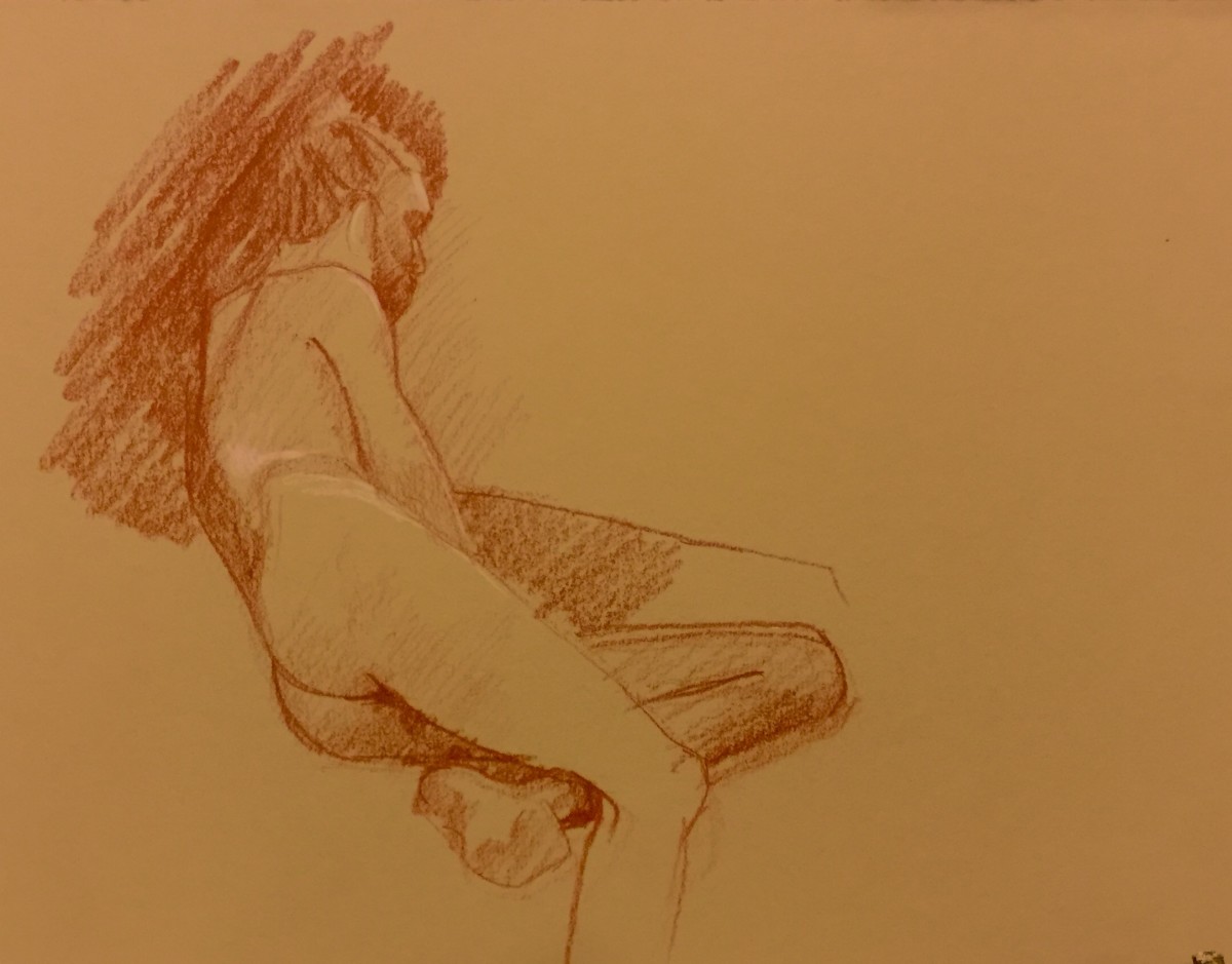 Nude looking away by Neil Sherman 