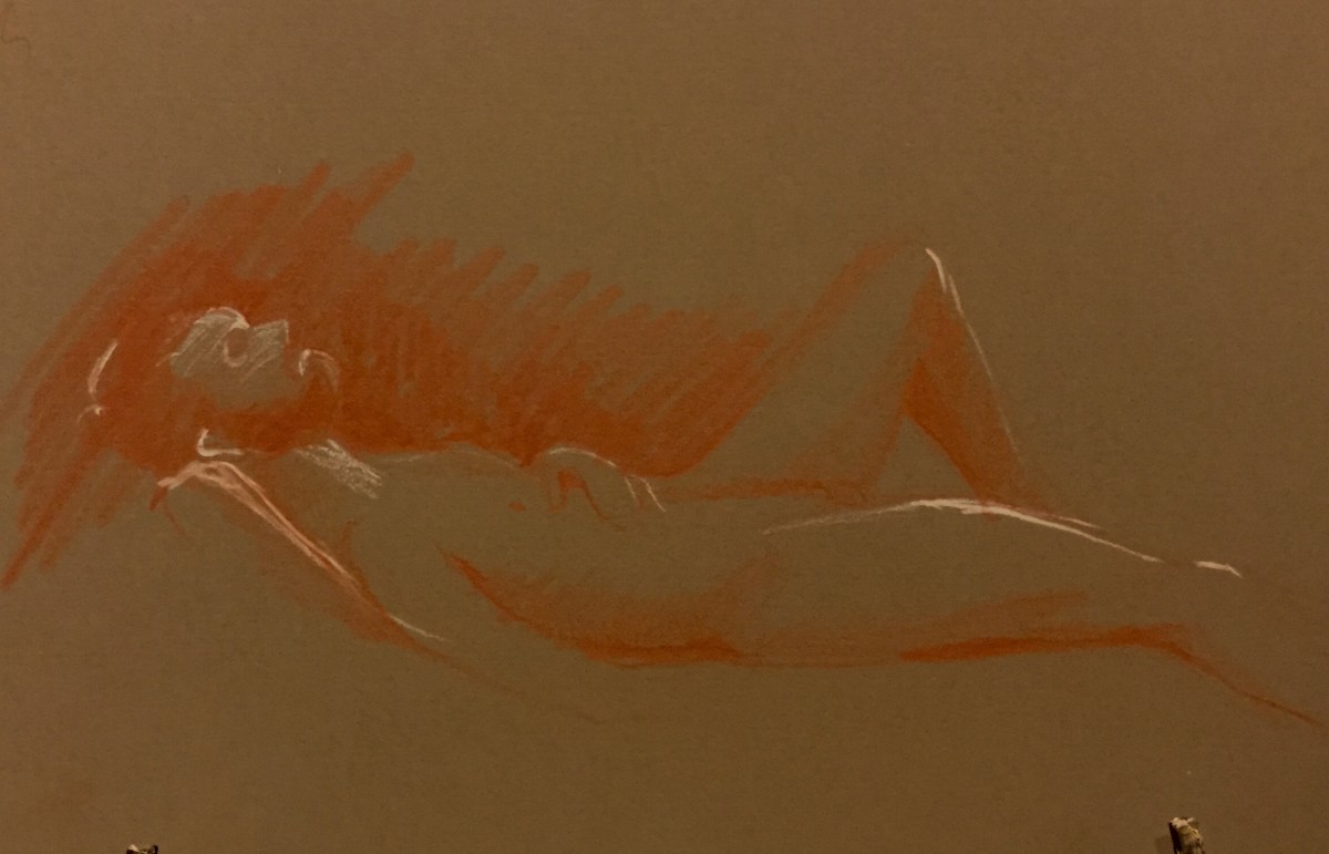 Nude relaxed by Neil Sherman 