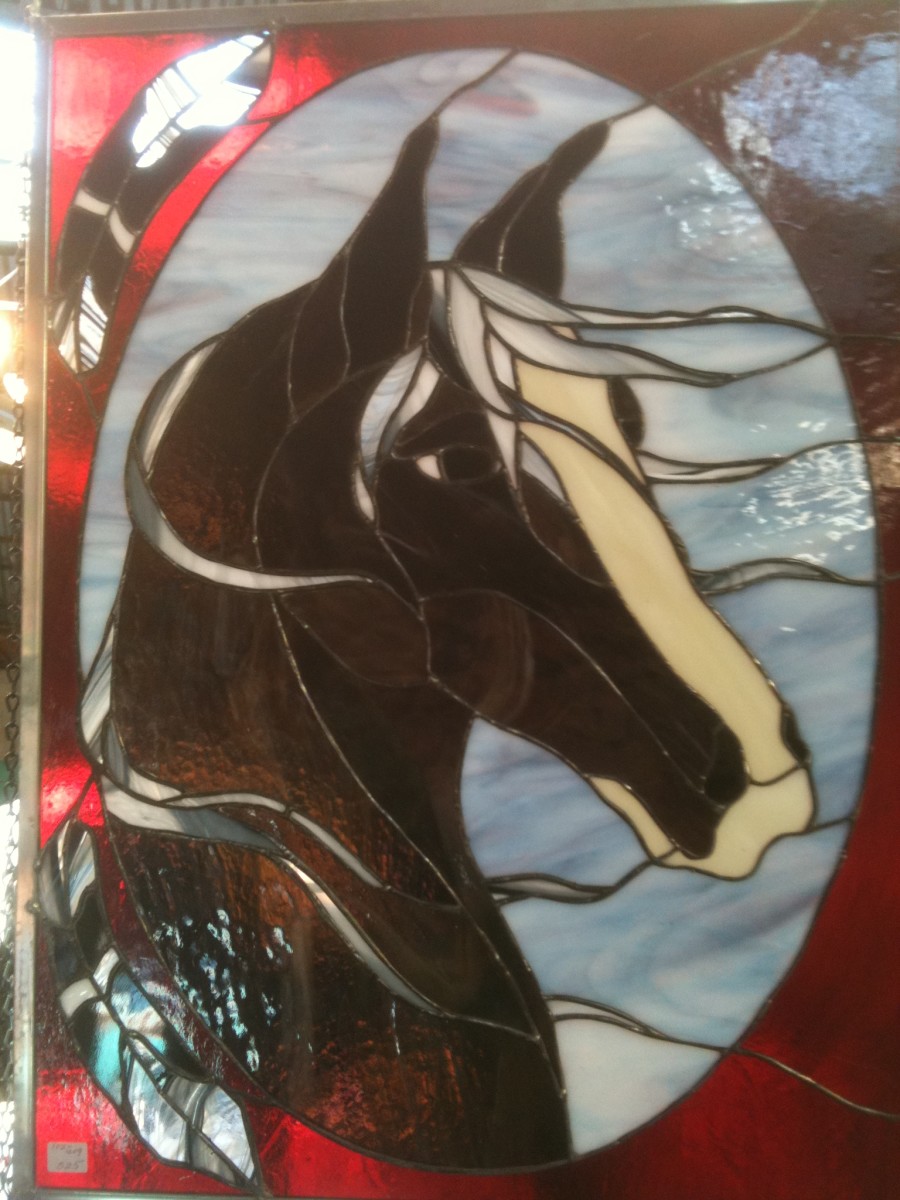 Chief Running Wild (Horse) by Pat Conway 