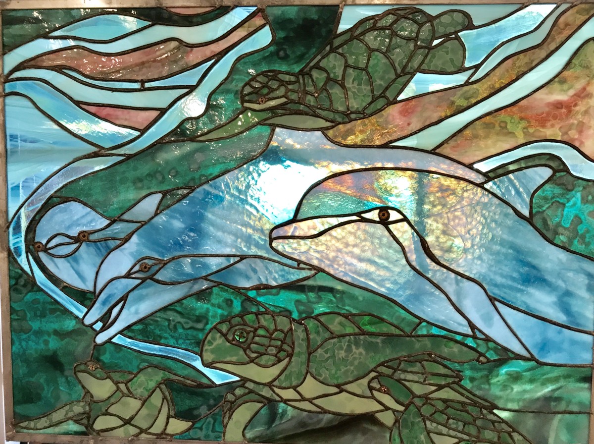 Dolphins & Turtles by Pat Conway 