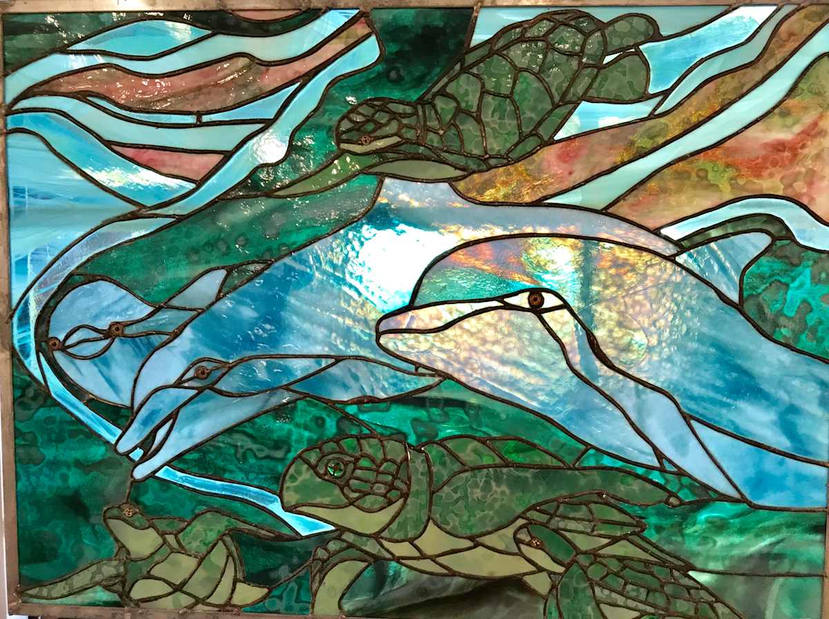 Dolphins & Turtles by Pat Conway, Image 1.