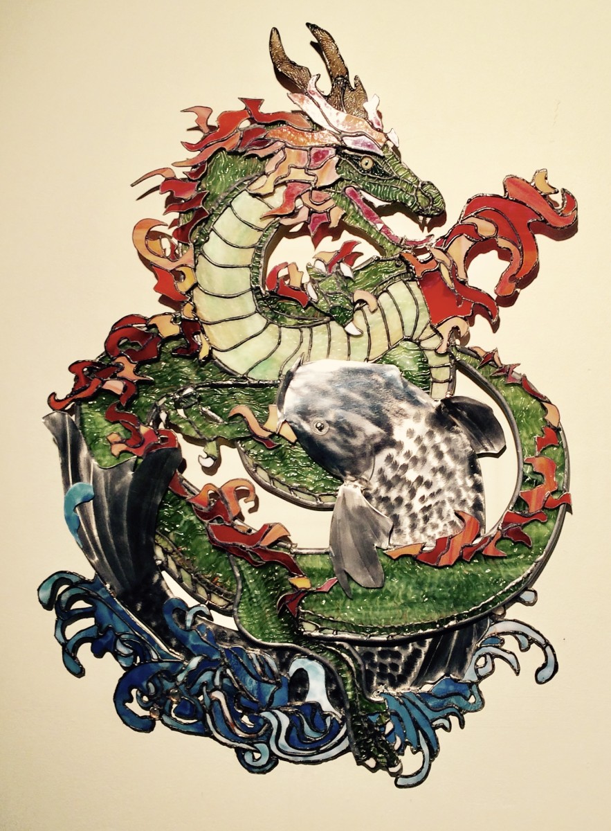 Dragon & Koi by Pat Conway 