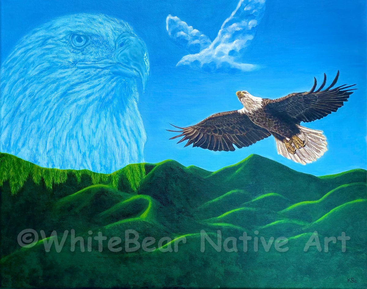 Messages From Our Ancestors by WhiteBear Native Art/Kathy S. "WhiteBear" Copsey 
