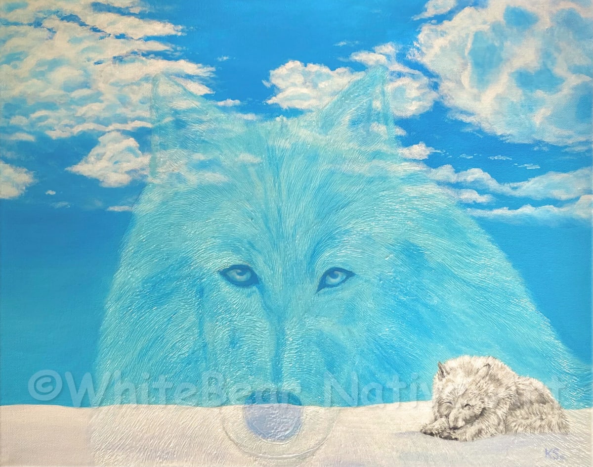 The Tranquility Within by WhiteBear Native Art/Kathy S. "WhiteBear" Copsey 