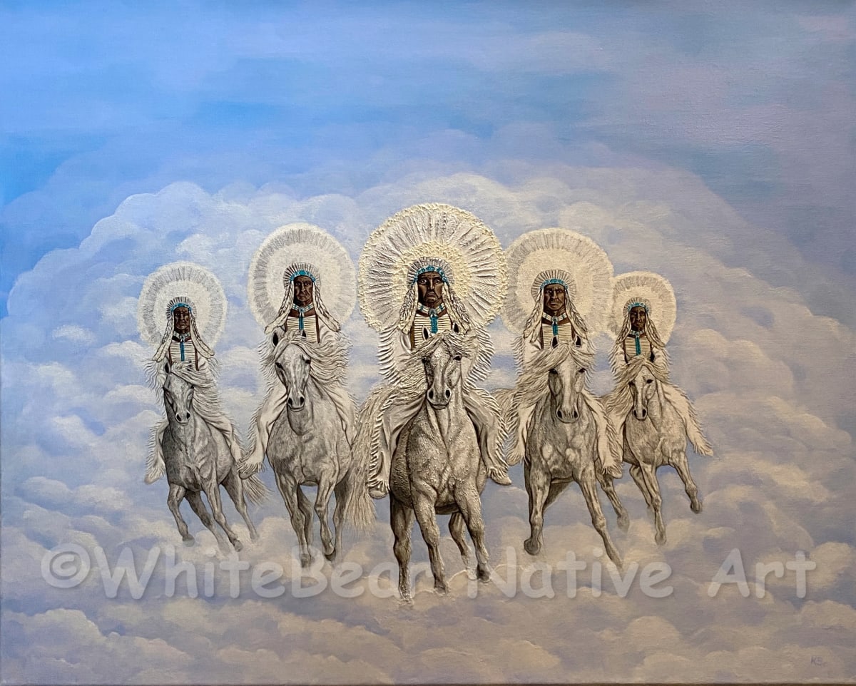 White Cloud by WhiteBear Native Art/Kathy S. "WhiteBear" Copsey 