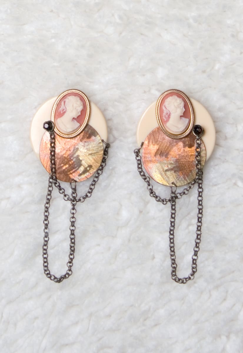 Earrings | Cameo and Copper 