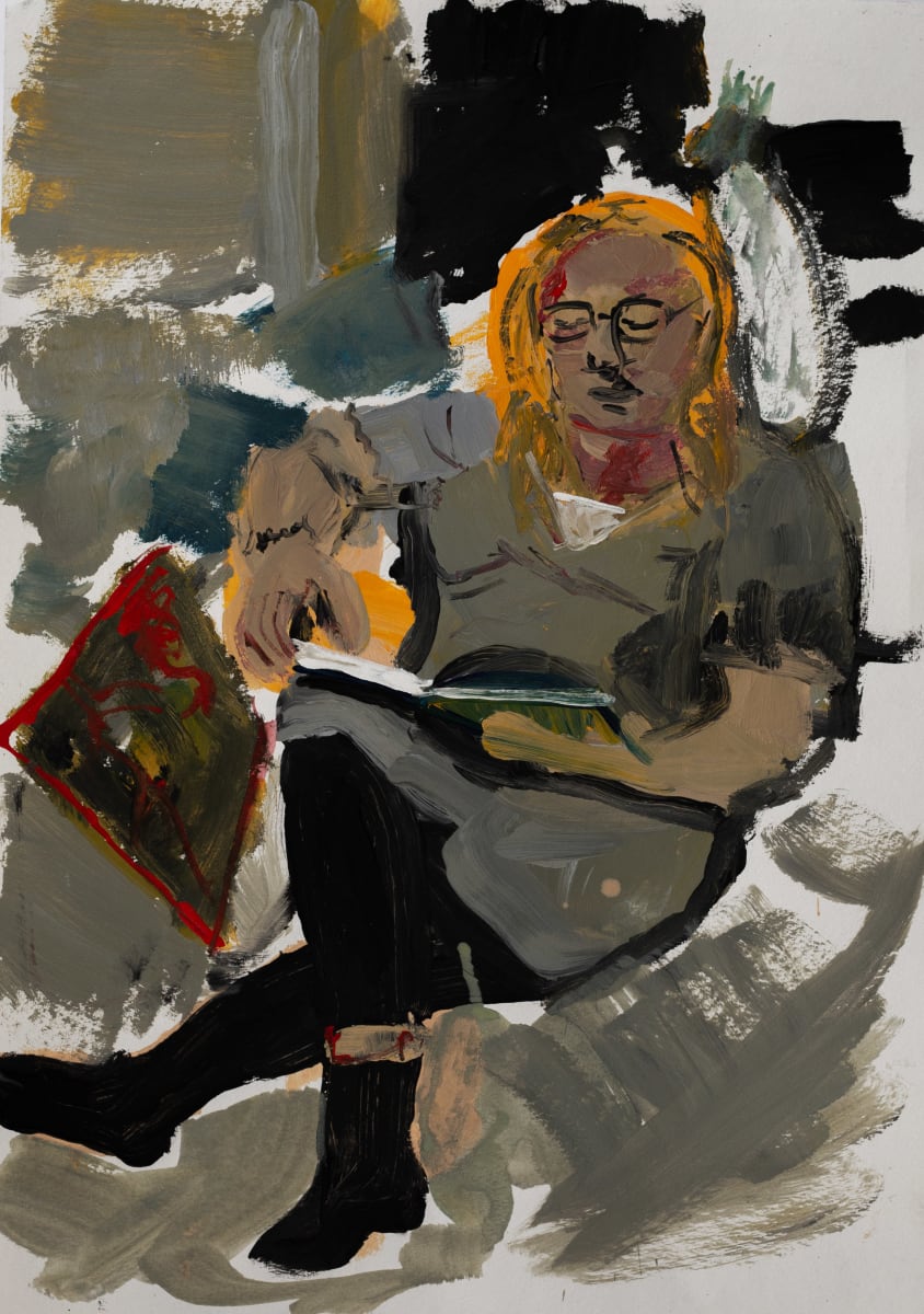 ANNA READING by Fran White 