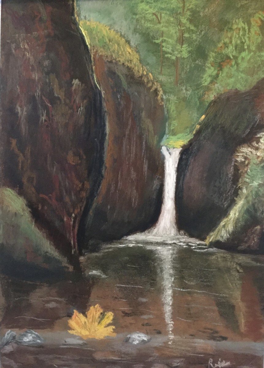 Leaf Adrift by Kathryn Reis 